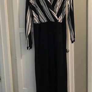 Bootcut long sleeve jumpsuit